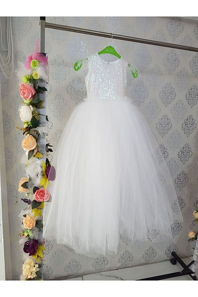 Kidstore Παιδικά μακριά φορέματα με φιόγκο στην πλάτη