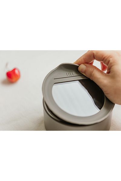 Prima Nova 700ml Gray Fika One Ceramic Storage Container