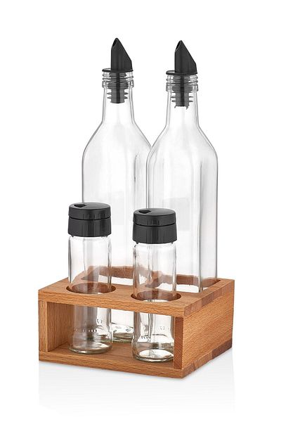 woodsy 2-Piece Oil Vinegar 2-Piece Spice Bowl 500 ml