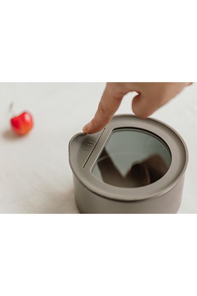 Prima Nova 700ml Gray Fika One Ceramic Storage Container