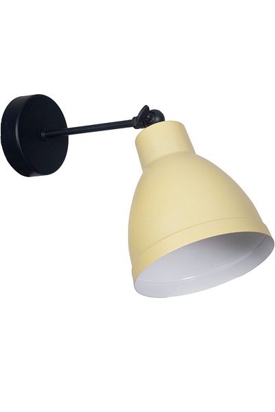 Fer Avize Denis Modern Design Adjustable Head Cream Color Single Wall Sconce