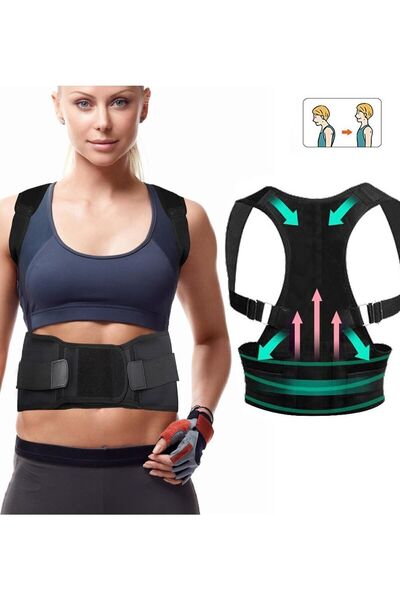 BYENS Жіночий чоловічий корсет для випрямлення спини Корсет для запобігання сутулості Спина плечі сутулість випрямлення спини