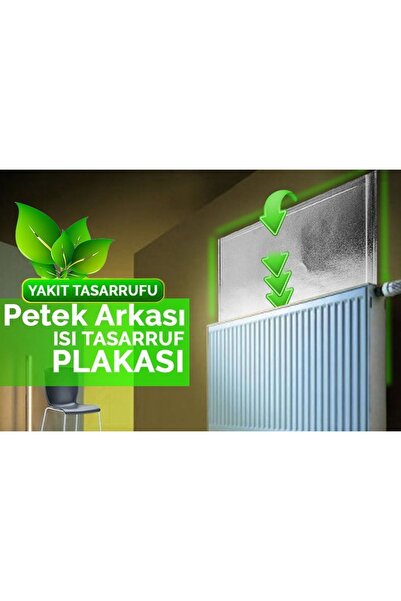 BYENS 2 Adet Petek Arkası Yalıtım Levhası Radyatör Peteği Izolasyon Ev Isı Ta...