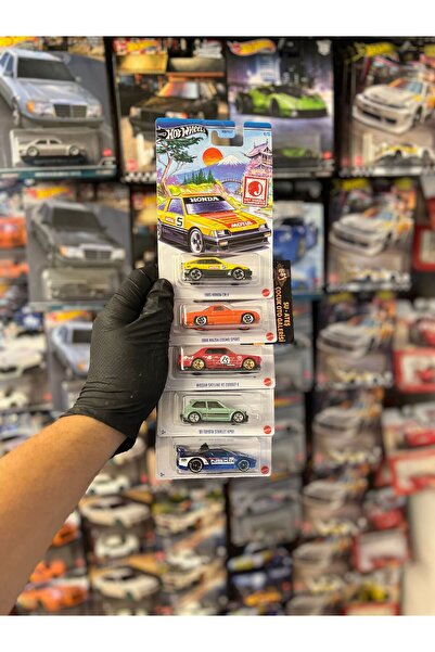 HOT WHEELS Japon -Imports Beşli Araba Seti