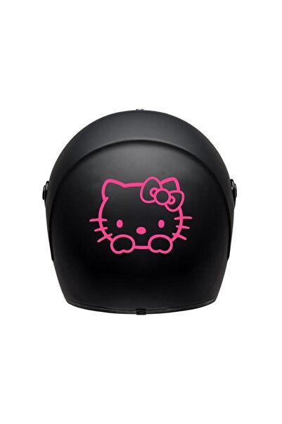 BENİMSER REKLAM Kask Pembe Motor Kask Sticker