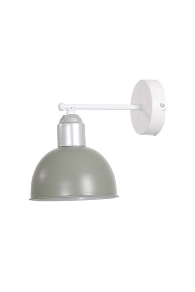 Fer Avize Cute White Modern Design Living Room - Kitchen - Bedroom Green Gray Color Wall Sconce
