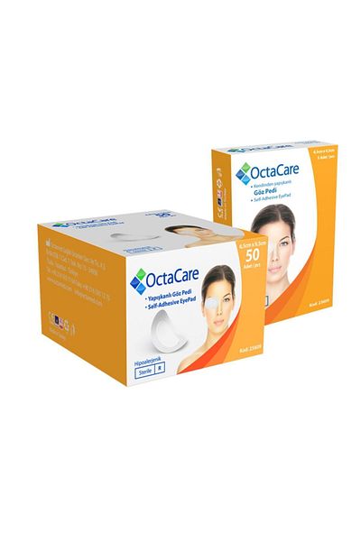 Octamed Octacare Adult Eye Patches 50 Pieces 6.5x9.5 Cm