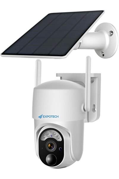 EXPOTECH Tuya 4G PT Solar Kamera (Güneş Enerjisi ile)