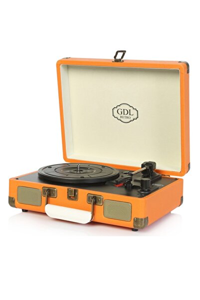 GDL Retro Çanta Pikap T317b Turuncu (BLUETOOTH-ŞARJLI-AUX-METAL IĞNELİ) "orijinal Ürün-2 Yıl Garantili"