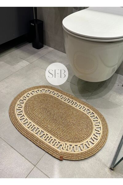 HomeTurko Klozet Önü Paspası 40x60cm, Banyo Paspası, Küçük Paspas, Klozet Pas...