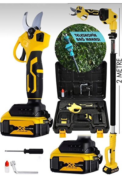 DYNAMİC MAX Alman Profesyonel 598vf 10 Ah 2 Metre Teleskopik Uzatma Akülü Bağ...