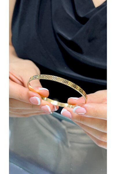 17 gr (GRAM) Yatırımlık Işçiliksiz Cam Kırığı çöp Bilezik 22 Ayar Altın