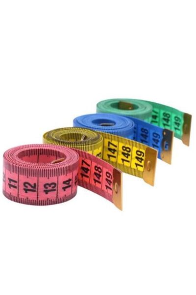 Kent Pazarı Mezura 150 Cm Şeffaf Kutulu  3 Adet