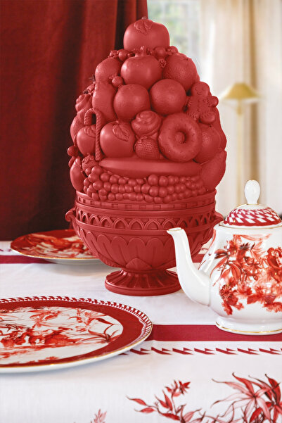 Baci Milano Le Rouge Dekoratif Meyve Sepeti 24x28 Cm Kırmızı