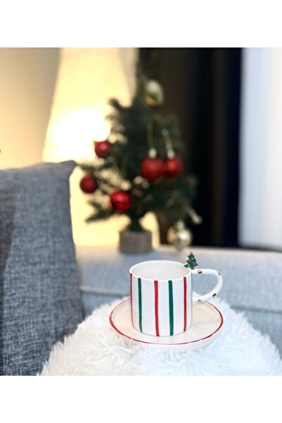 Xhoie Ceramics New Year's Pine 2 Cups