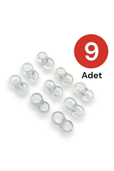 Tek-İş Silicone Door Handle Window Handle Stopper Buffer 9 Pieces