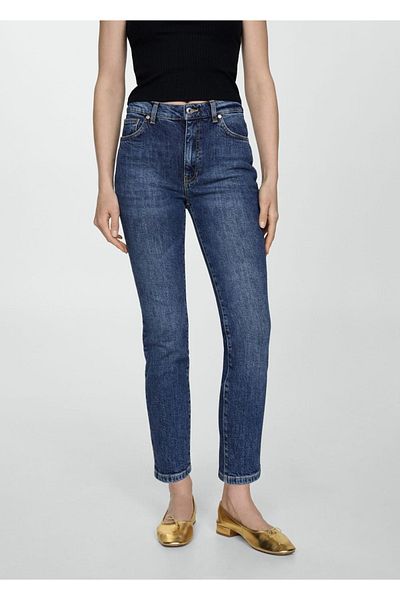 MANGO Woman Pantaloni Claudia Slim Fit Crop Jean