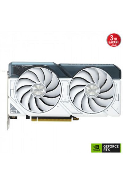 ASUS Dual-Rtx4060Ti-O8G-White 8Gb Geforce Rtx4060Ti Gddr6 128Bit HDMI 3Xdp 16X Graphics Card