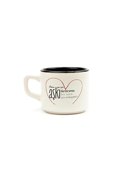 Kırtasiye Ofisi كوب فينوس أسود مطبوع عليه "الحب الحقيقي لا يمكن إيقافه