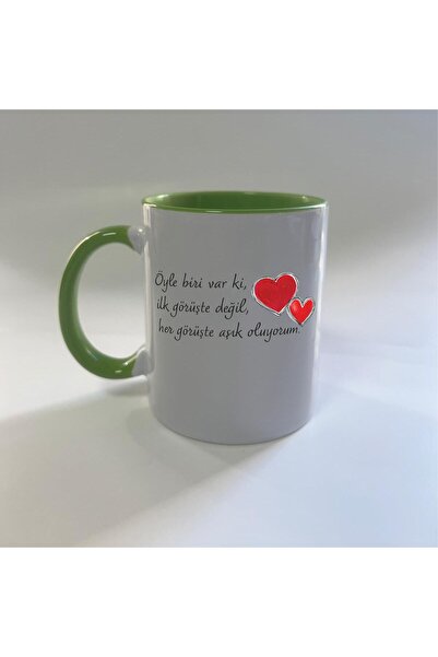 Kırtasiye Ofisi Öyle Biri Var Ki Baskılı Yeşil Mega Kupa