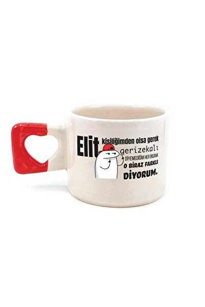 Kırtasiye Ofisi If It Comes from My Elite Personality Printed Red Handled Hea...