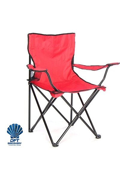 Genel Markalar Kollu Katlanır Kamp Sandalyesi Rejisör Kırmızı (KOCA AV PAZARI)