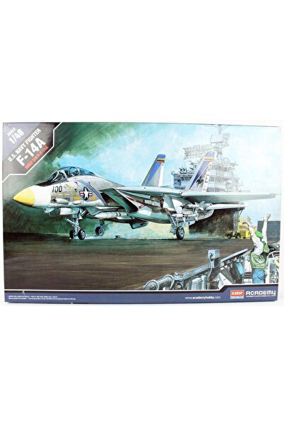 Academy 12253 1/48 Ölçek, Grumman F-14A Tomcat Savaş Uçağı, Plastik Model Kiti