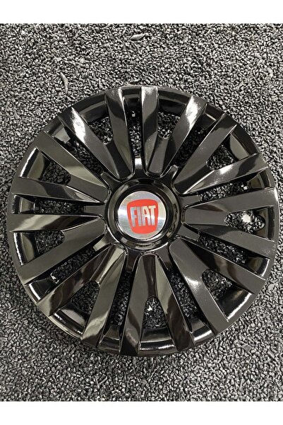 YILAPJANT Fiat Marea 14" Kırılmaz Jant Kapağı Siyah