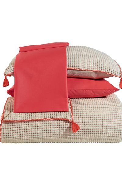Dantela Drina Mercan Double Tufted Bedspread Set