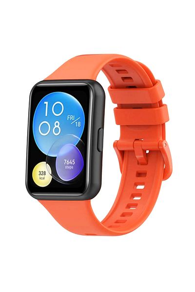 CONOCER سوار سيليكون ناعم رياضي متوافق مع ساعة Huawei Watch Fit 2