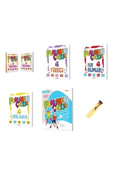 Fenomen Yayıncılık Fenomen Çocuk 4. Sınıf Matematik Türkçe  Fen Bilimleri Sos...