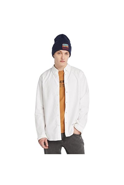 Timberland قميص Ls Oxford Roc - أبيض (نظم)