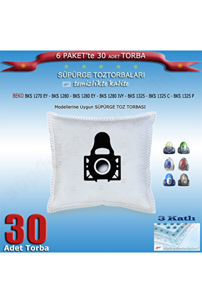 Beko BKS 1270 EY -1280 - 1280EY - 1280IVY - 1325 - 1325C - 1325P Süpürge Toz ...