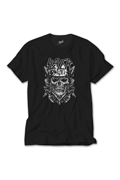 Karadeniz Tricou negru Slayer Soilder Skull