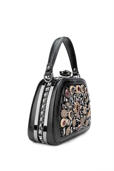Tamer Tanca Black Vegan Women's Handbag