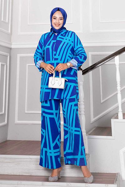 EBRUTESETTÜR Stripe Detailed Double Suit Set