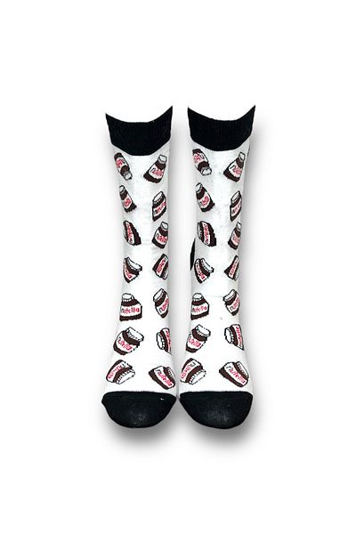 Mevo Unisex Chocolate Patterned Socks