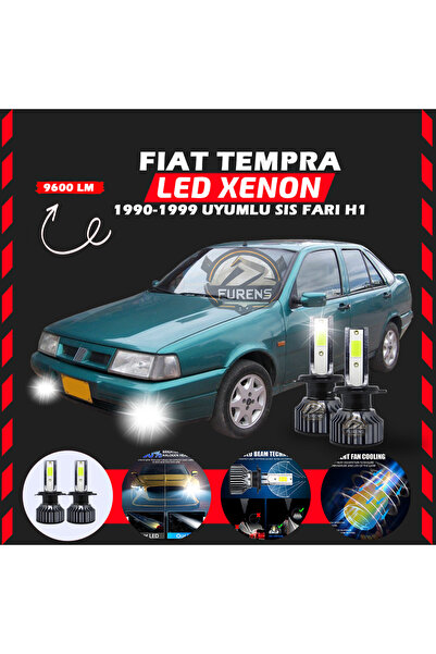 Furens Fiat Tempra Sis Farı Uyumlu Şimşek Etkili Led Xenon Pro Series H1
