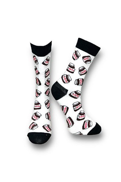 Mevo Unisex Chocolate Patterned Socks