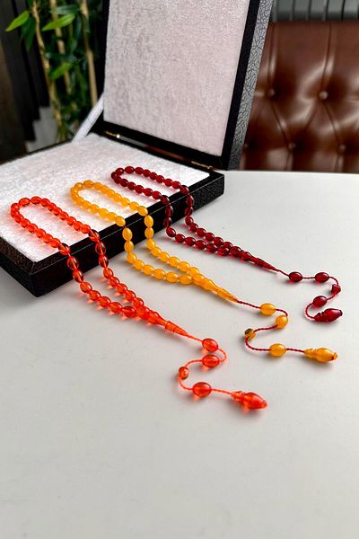 dergah tesbih Special 3-piece Set for Father's Day - Rosary with Fire-i Squeezing
