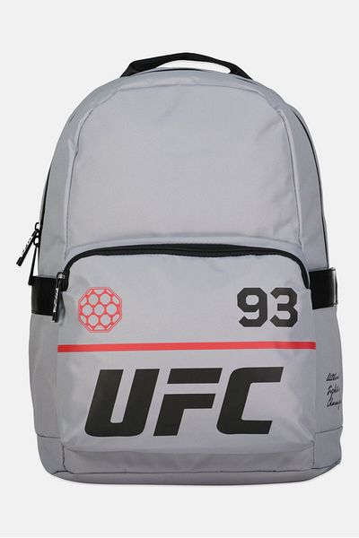 UFC Men Brand Logo Backpacks 40 H x 29 L x 14 W cm, Grey Combo