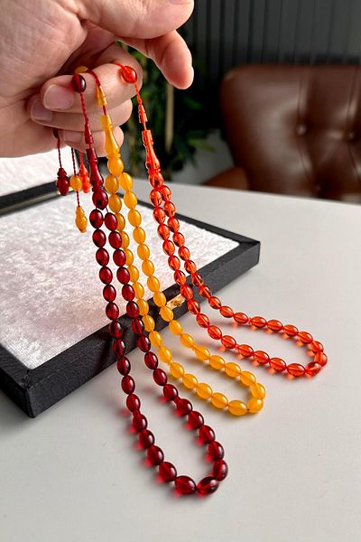 dergah tesbih Special 3-piece Set for Father's Day - Rosary with Fire-i Squeezing