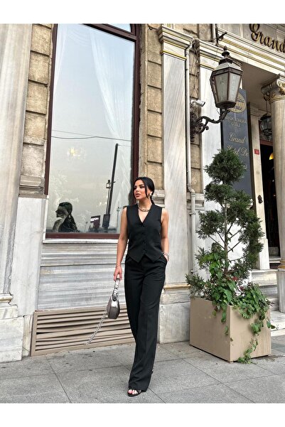 Bella Breeze Kadın Klasik Yelek Pantolon Takım Elbise