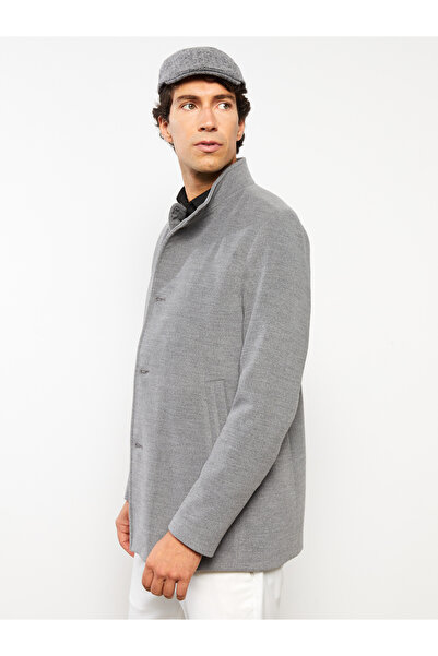 LC Waikiki Herrenmantel mit Stehkragen und Standardform