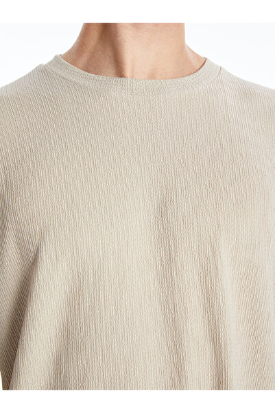 LC Waikiki Ανδρικό T-shirt με λαιμόκοψη με κοντό μανίκι