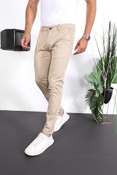 ENZİM JEANS Erkek Slim Fit Chino Pantolon Lennberg