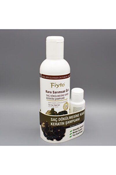 Fiyto Kara Sarımsak Özlü Şampuan Bitkisel