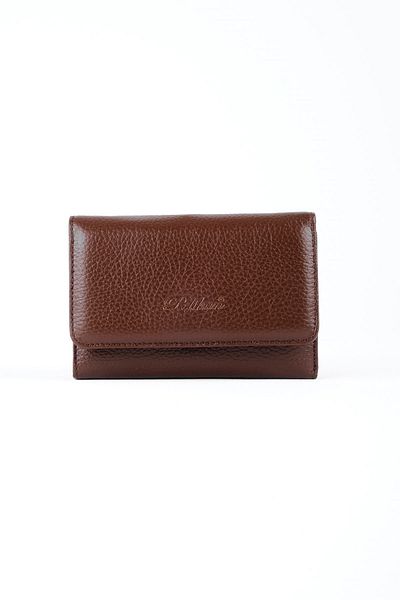 Lal Shoes & Bags Кафяв дамски портфейл с капак