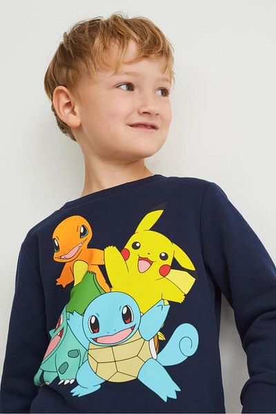 Soft kids Set haine pentru copii cu imprimeu Pokemon