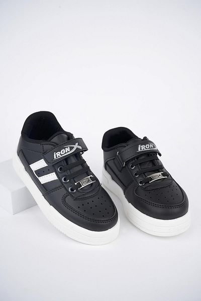 MUGGO Kai Daily Unisex Children's Guaranteed Elastic and Velcro Comfortable Sneaker Sneakers